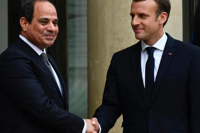 456579-استقبال-حار-بالرئيس-السيسي-من-قبل-ماكرون-750x430