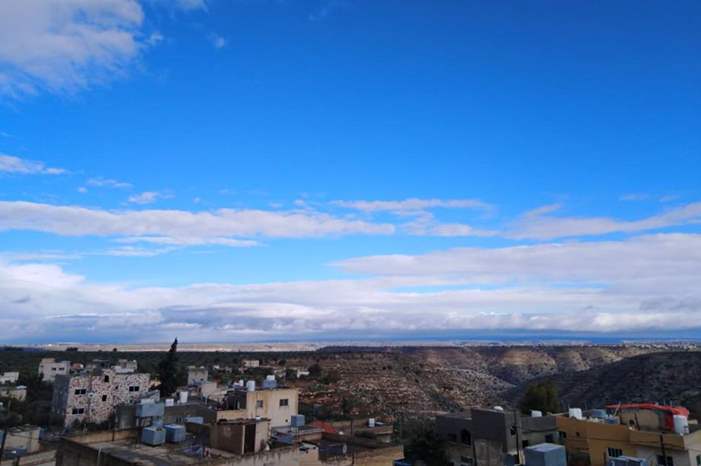 اراضي سحم الكفارات مع حدود اراضي فلسطين المحتله