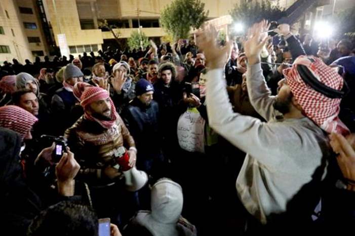 جانب من وقفة احتجاجية في منطقة الدوار الرابع بعمان - أرشيفية -%28تصوير%3A محمد مغايضة%E2%80%8E%29