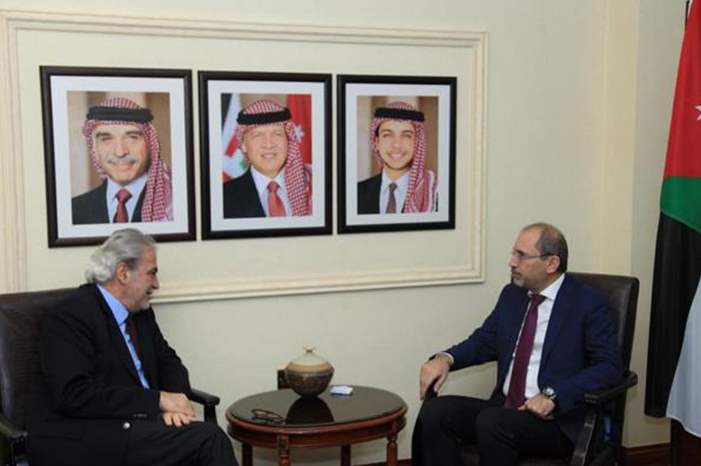 الصفدي يجري مباحثات مع ستيليانيدس %28من المصدر%29