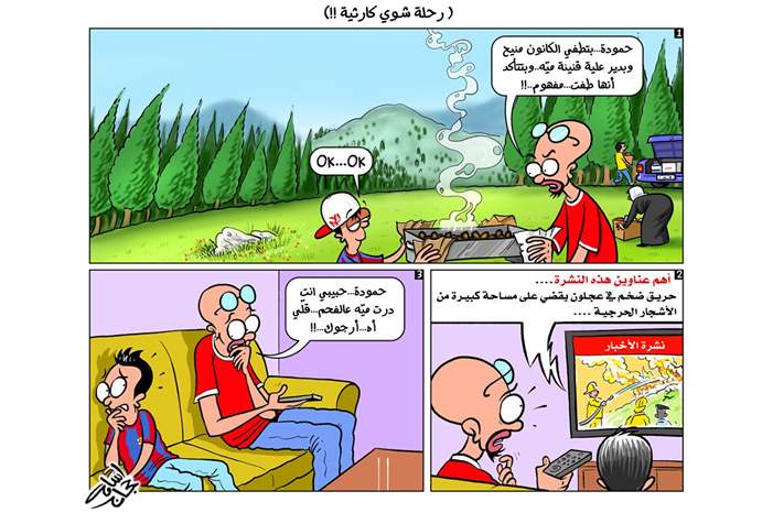 حرائق الغابات !!
