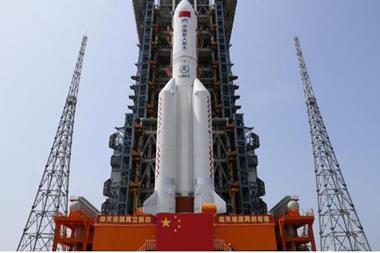 صاروخ الصين بث satflare الصاروخ