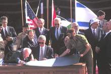 ThePeaceAgreementbetweenIsraelandJordan-photoofthesigning