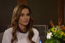 جلالة الملكة رانيا العبدالله- %28من المقابلة%29