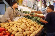 خضار معروضة في أحد الأسواق في عمان- %28تصوير%3A أمجد الطويل%29