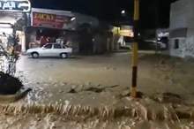 مداهمة الأمطار في إربد